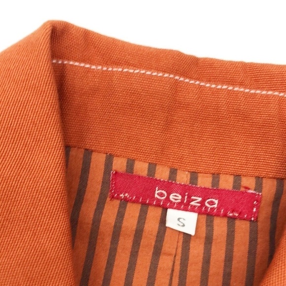 Beiza orange zip up jacket - Picture 4 of 6